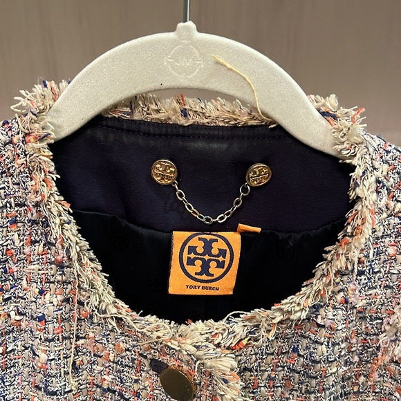 Tory Burch Multicolor Tweed Blazer - Picture 2 of 4